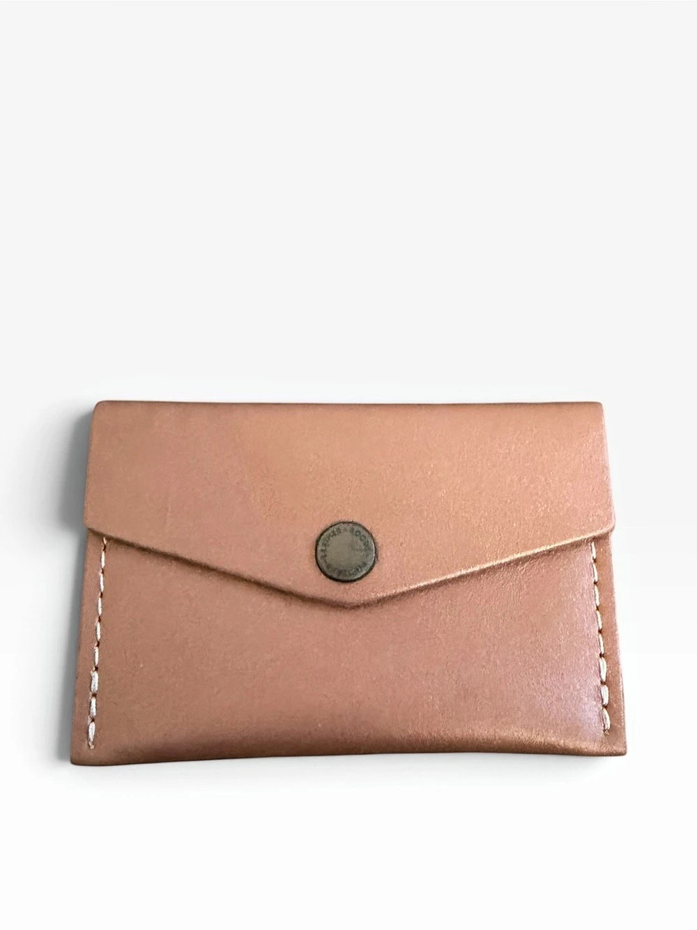 Portland Leather Goods Mini Envelope Wallet Cardholder in Rose Gold NWOT Travel